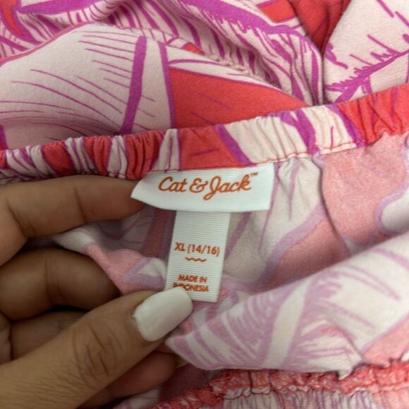 Girls size 14/16 Cat & Jack Long Dress from Target with CORAL w/ADJUSTABLE strap - Picture 9 of 9